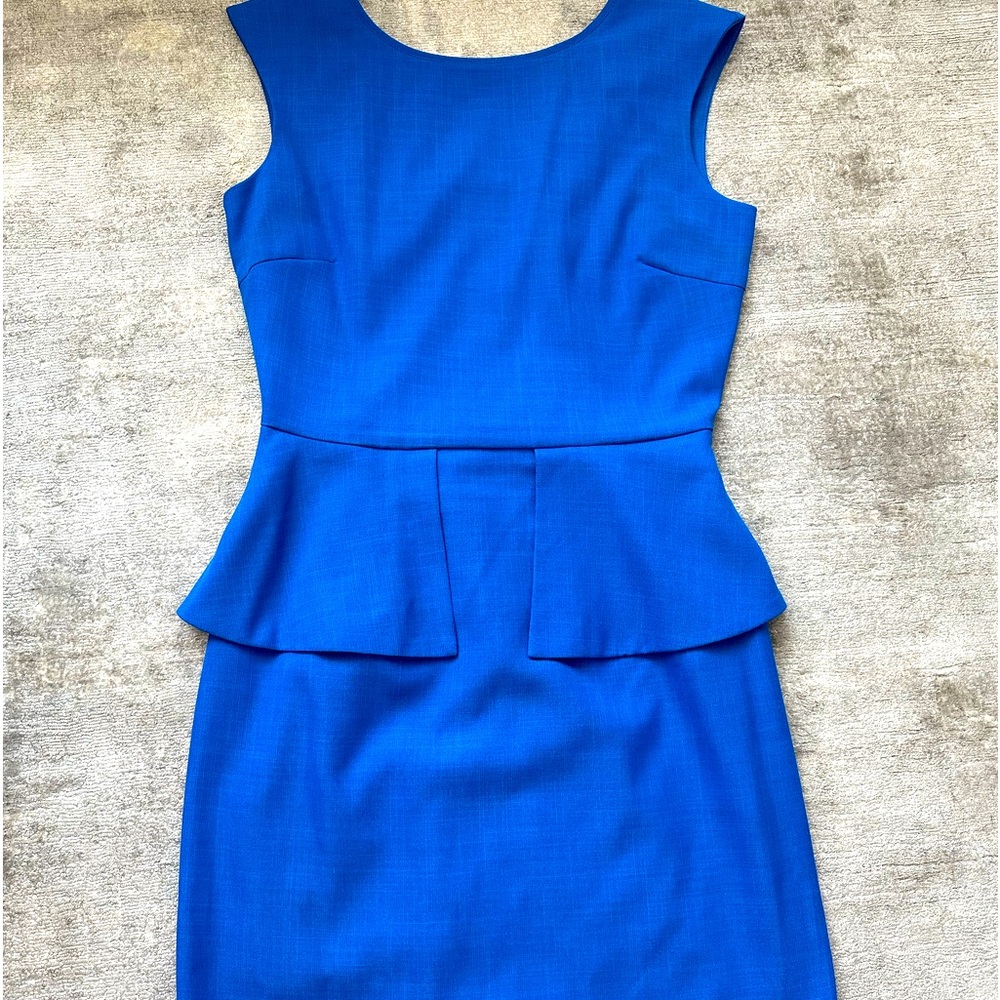 Royal Blue Peplum dress